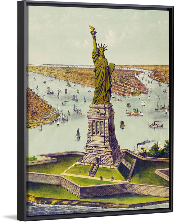 "The Great Bartholdi Statue",  Currier & Ives