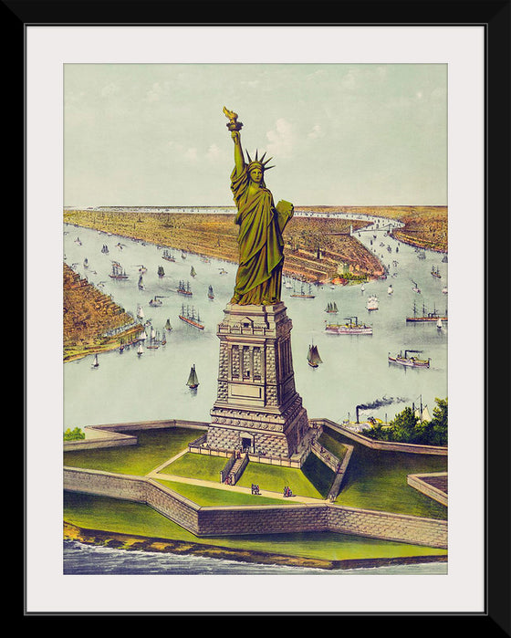 "The Great Bartholdi Statue",  Currier & Ives