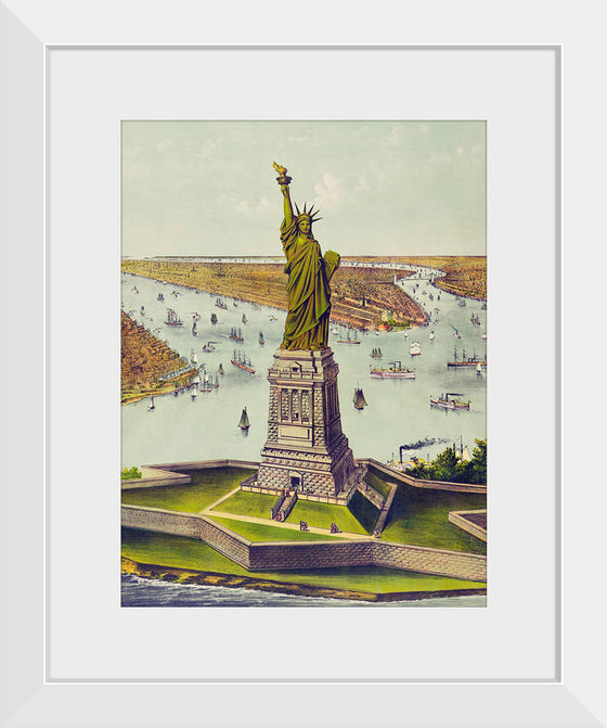 "The Great Bartholdi Statue",  Currier & Ives