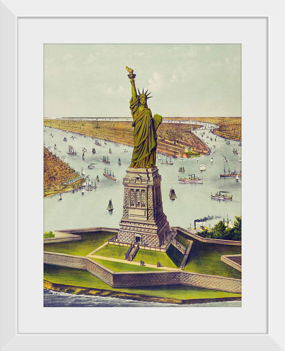 "The Great Bartholdi Statue",  Currier & Ives