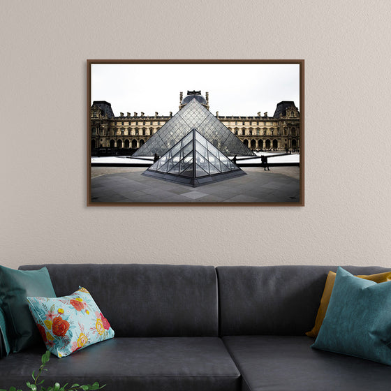 "Versailles and the Glass Pyramid Photo"