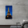 "Eiffel Tower Lit Up at Night"