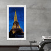 "Eiffel Tower Lit Up at Night"