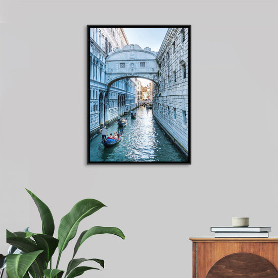 "The Bridge of Sighs bridge in Venice, Italy"