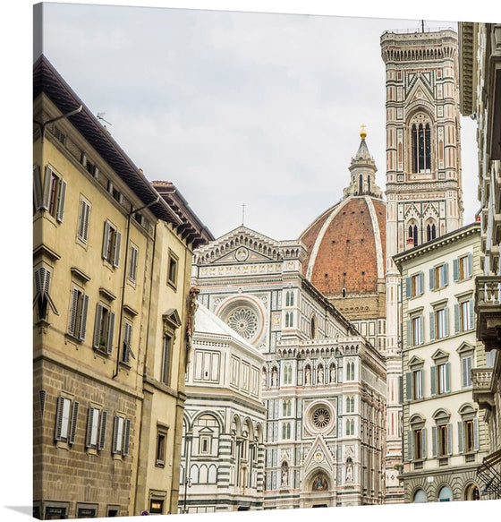 This stunning print captures the iconic Florence Dome in all its glory. The dome is one of the most recognizable landmarks in the world, and it is a symbol of the city's rich history and culture.