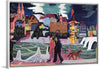 "View of Basel and the Rhine (1927–1928)", Ernst Ludwig Kirchner