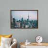 "Toronto Cityscape in Twilight with CN Tower"