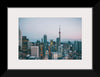 "Toronto Cityscape in Twilight with CN Tower"