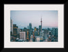 "Toronto Cityscape in Twilight with CN Tower"