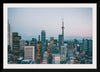 "Toronto Cityscape in Twilight with CN Tower"