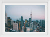 "Toronto Cityscape in Twilight with CN Tower"