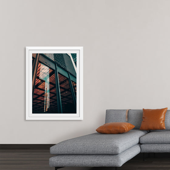 "The CN Tower in Toronto Reflected in the Window of a Nearby Building", Yeshi Kangrang