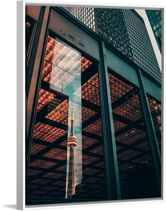 "The CN Tower in Toronto Reflected in the Window of a Nearby Building", Yeshi Kangrang