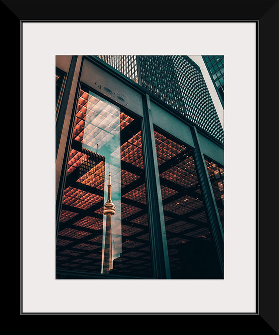 "The CN Tower in Toronto Reflected in the Window of a Nearby Building", Yeshi Kangrang