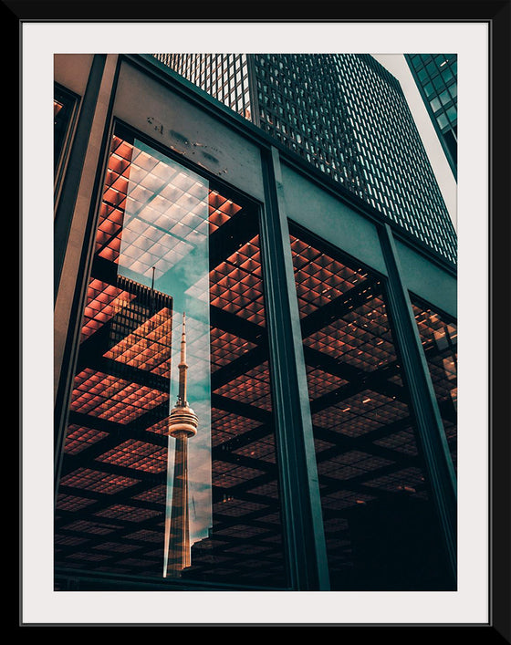 "The CN Tower in Toronto Reflected in the Window of a Nearby Building", Yeshi Kangrang