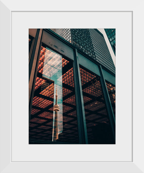 "The CN Tower in Toronto Reflected in the Window of a Nearby Building", Yeshi Kangrang