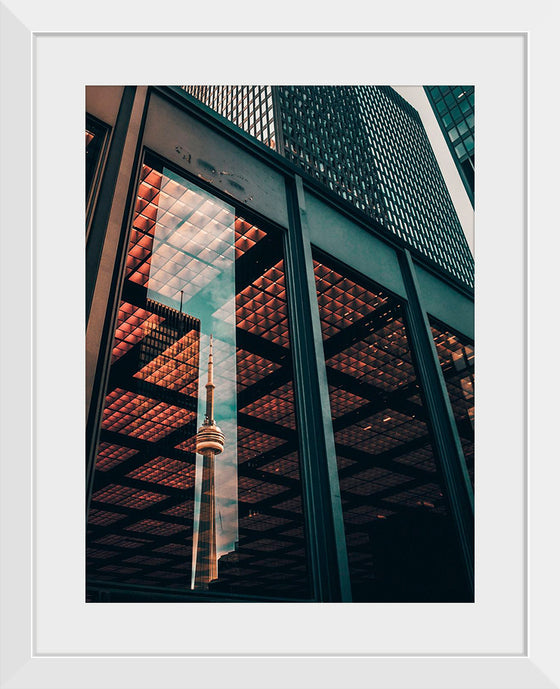 "The CN Tower in Toronto Reflected in the Window of a Nearby Building", Yeshi Kangrang