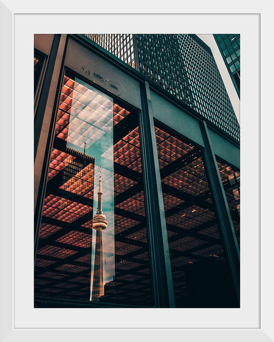 "The CN Tower in Toronto Reflected in the Window of a Nearby Building", Yeshi Kangrang