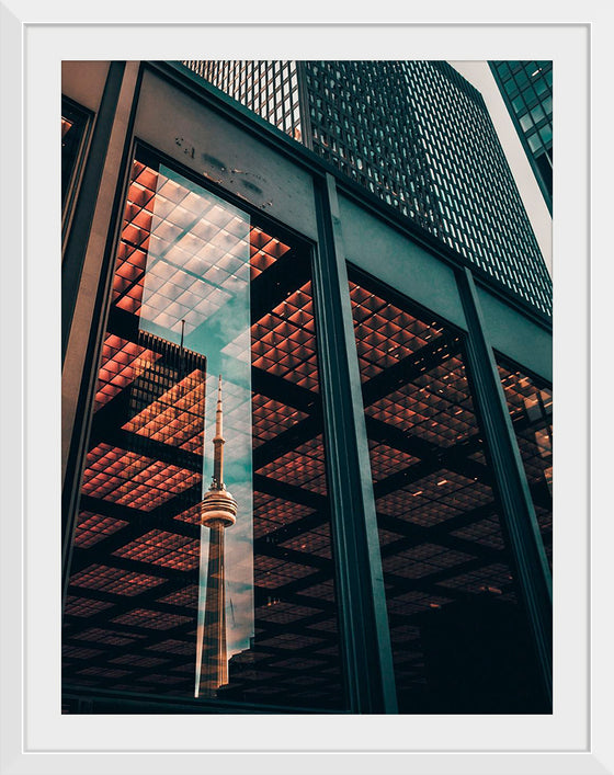 "The CN Tower in Toronto Reflected in the Window of a Nearby Building", Yeshi Kangrang