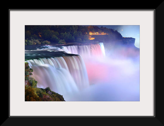 "Niagara falls during evening"