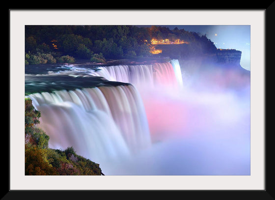 "Niagara falls during evening"