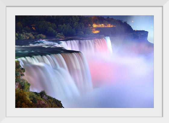 "Niagara falls during evening"