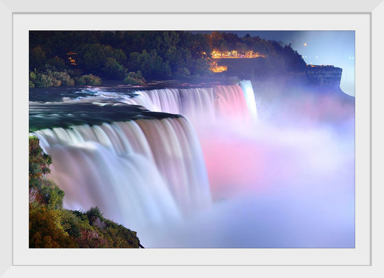 "Niagara falls during evening"