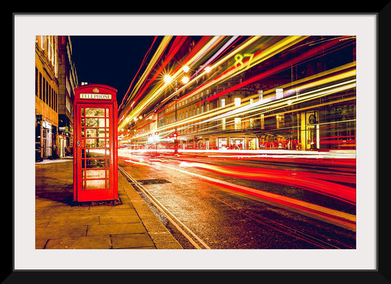 "Road Motion at Night in London"