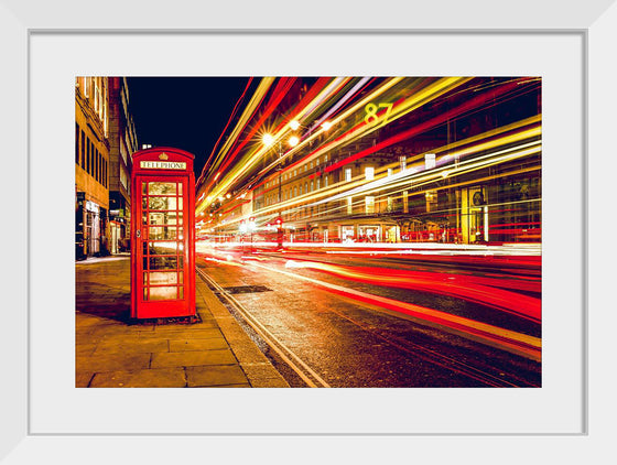 "Road Motion at Night in London"