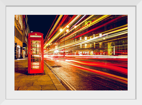 "Road Motion at Night in London"