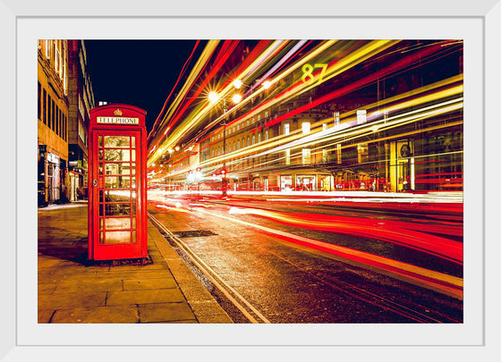 "Road Motion at Night in London"