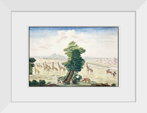 "Giraffe-Hunt Near the Orange River in the Vicinity of the Augrabies Falls on the Orange River (1778–1779)", Robert Jacob Gordon