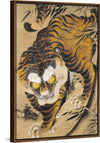 "Tiger Emerging from Bamboo (18th century)", Katayama Yōkoku