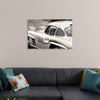 "Silver Vintage Racing Car"