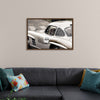 "Silver Vintage Racing Car"