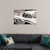 "Silver Vintage Racing Car"