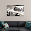 "Silver Vintage Racing Car"