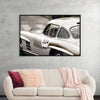 "Silver Vintage Racing Car"