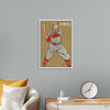 "Vintage Drawing of a Baseball Player Holding a Bat (1866-1925)", Edward Penfield