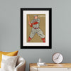 "Vintage Drawing of a Baseball Player Holding a Bat (1866-1925)", Edward Penfield