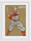 "Vintage Drawing of a Baseball Player Holding a Bat (1866-1925)", Edward Penfield