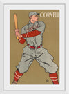 "Vintage Drawing of a Baseball Player Holding a Bat (1866-1925)", Edward Penfield