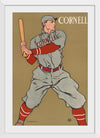 "Vintage Drawing of a Baseball Player Holding a Bat (1866-1925)", Edward Penfield