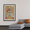 "Vintage Drawing of a Baseball Player Holding a Bat (1866-1925)", Edward Penfield