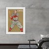 "Vintage Drawing of a Baseball Player Holding a Bat (1866-1925)", Edward Penfield