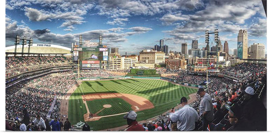 "Corner shot of Detroit Tiger's Comerica Park", Gary Shear