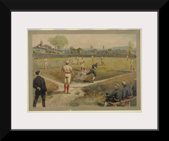 "Base ball / aquarelle print", L. Prang & Co