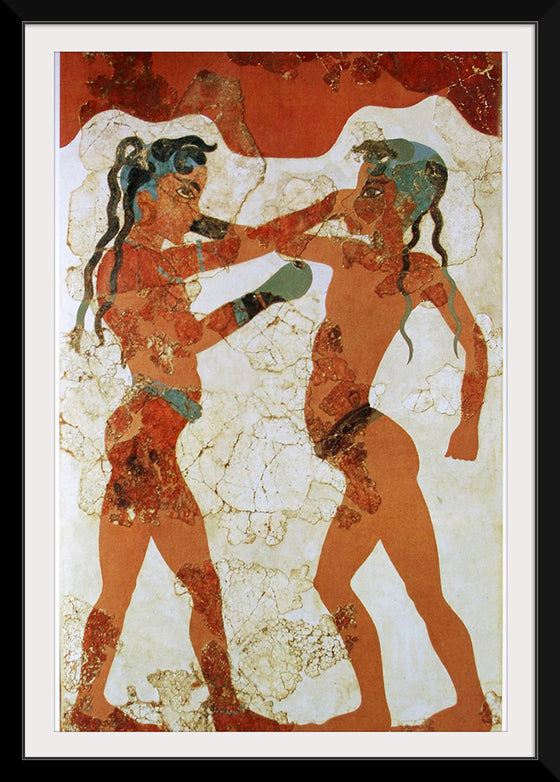 "Young boxers fresco, Akrotiri, Greece"