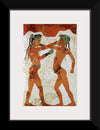 "Young boxers fresco, Akrotiri, Greece"