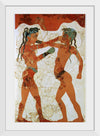 "Young boxers fresco, Akrotiri, Greece"